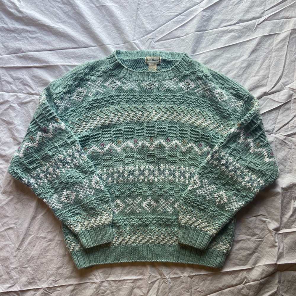 Vintage ll bean sweater | M | measurements bellow